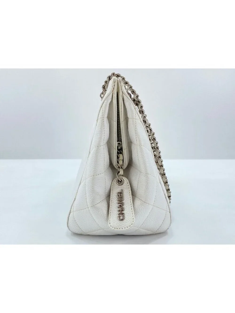 Chanel Shoulder Bag Caviar Leather Quilted